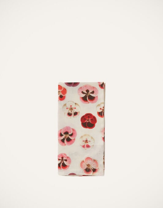 Large Napkins Set Of 2 La DoubleJ: Micro Pansy NAP0006LIN001