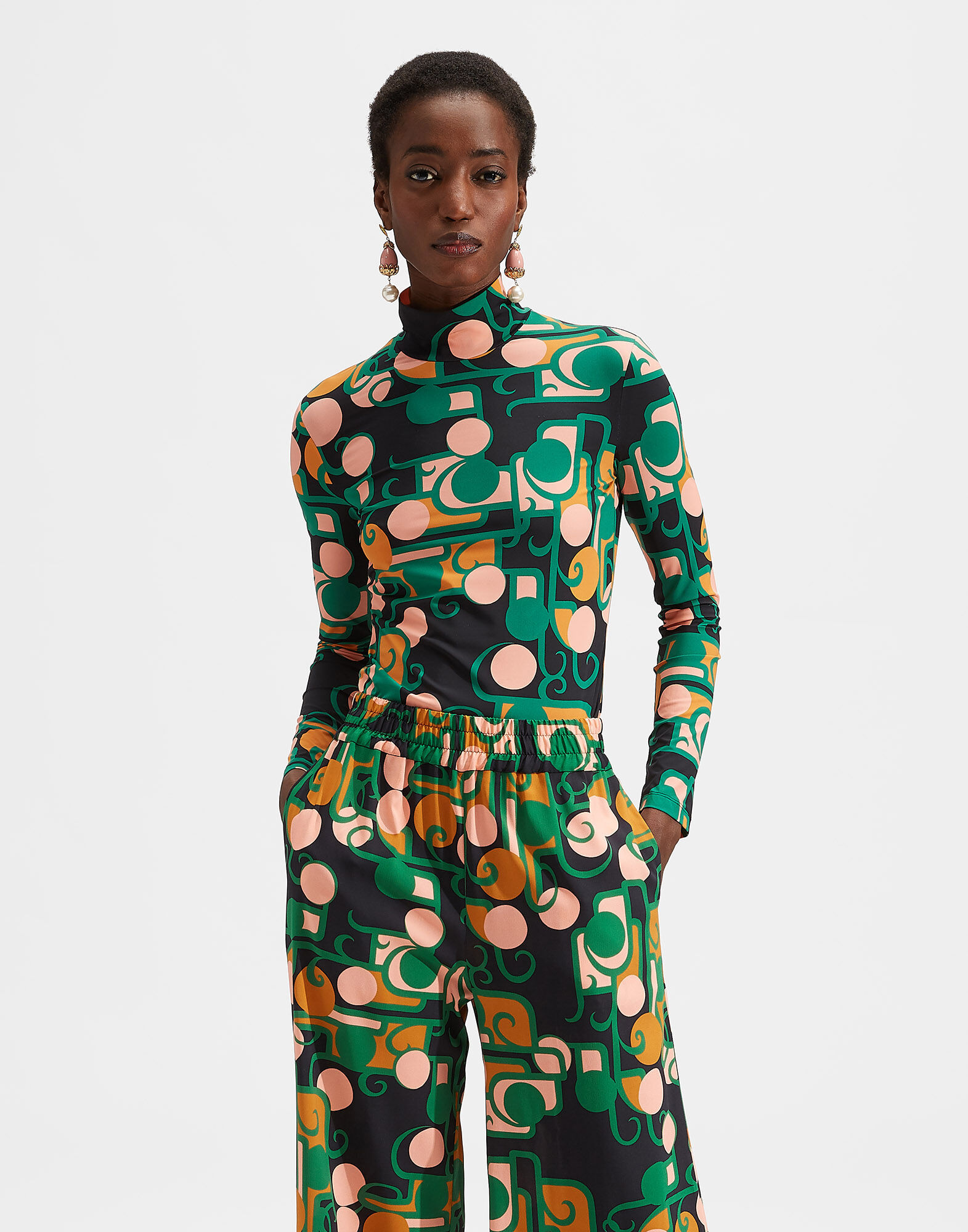 Turtleneck La DoubleJ: Deco Turtleneck La DoubleJ: Deco SHI0030JER005