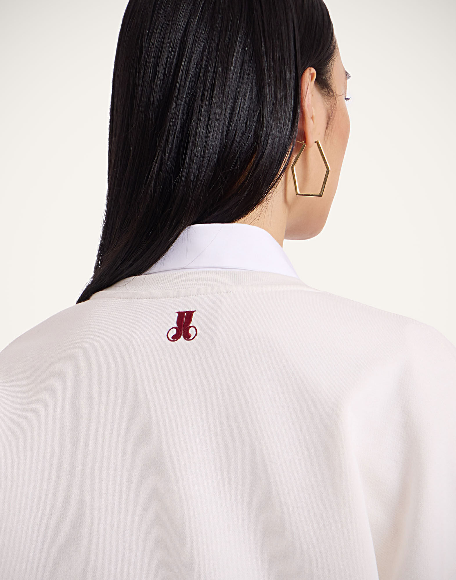 Joy Sweatshirt La DoubleJ: Joy Off White Joy Sweatshirt La DoubleJ: Joy Off White SWE0039JER033