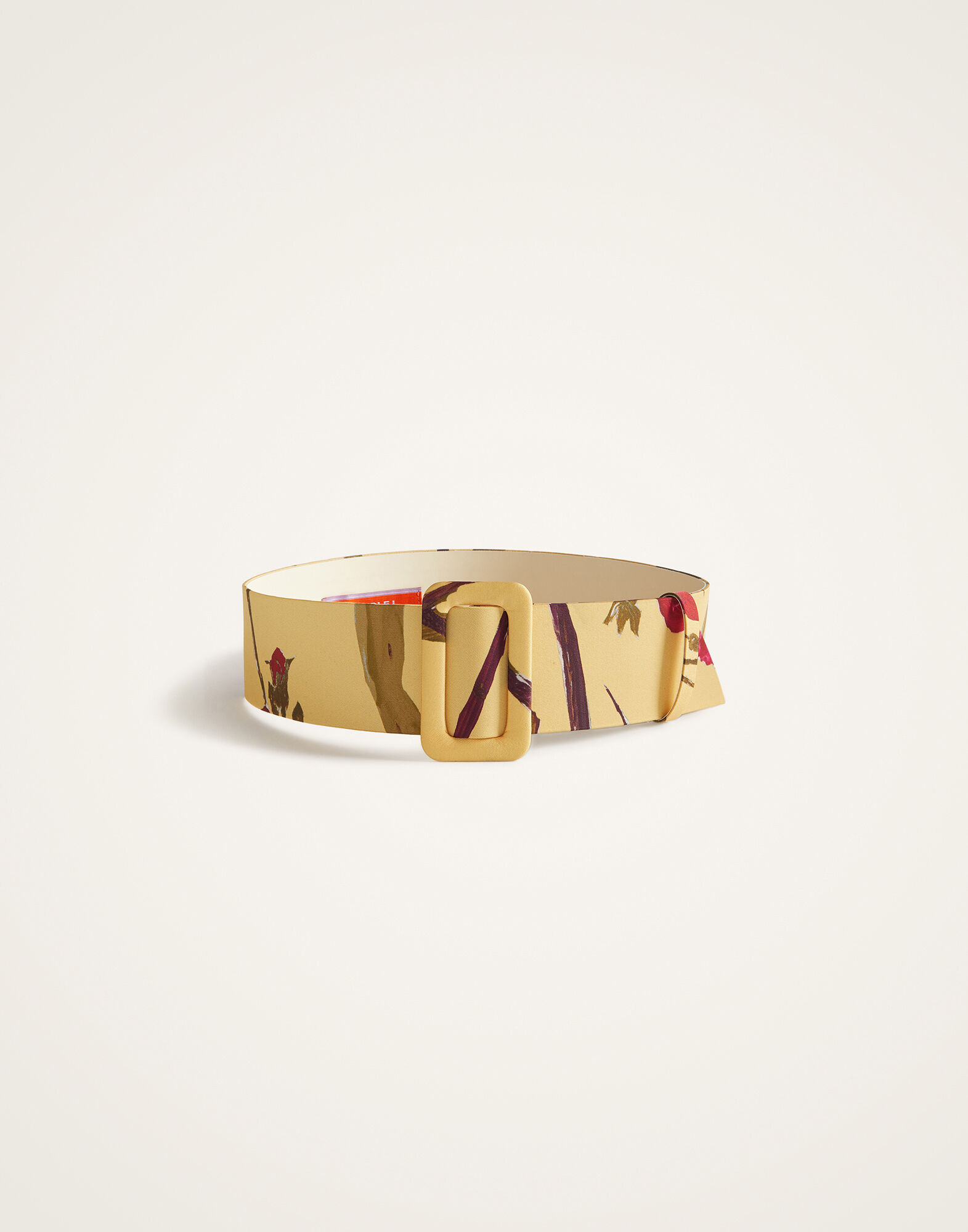 Medium Belt La DoubleJ: Bamboo Yellow BEL0007FOD001