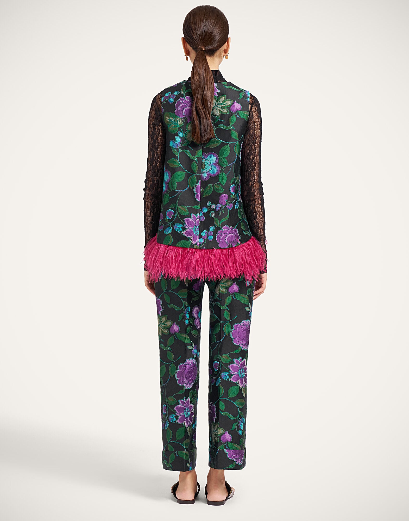 Hendrix Pants La DoubleJ: Botanical Black Hendrix Pants La DoubleJ: Botanical Black TRO0014JCQ144