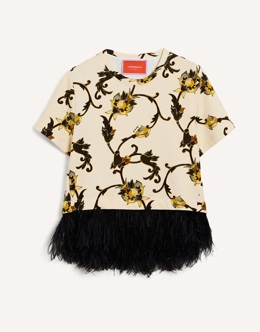 La Scala Tee La DoubleJ: Buttercup White TSH0026JER039
