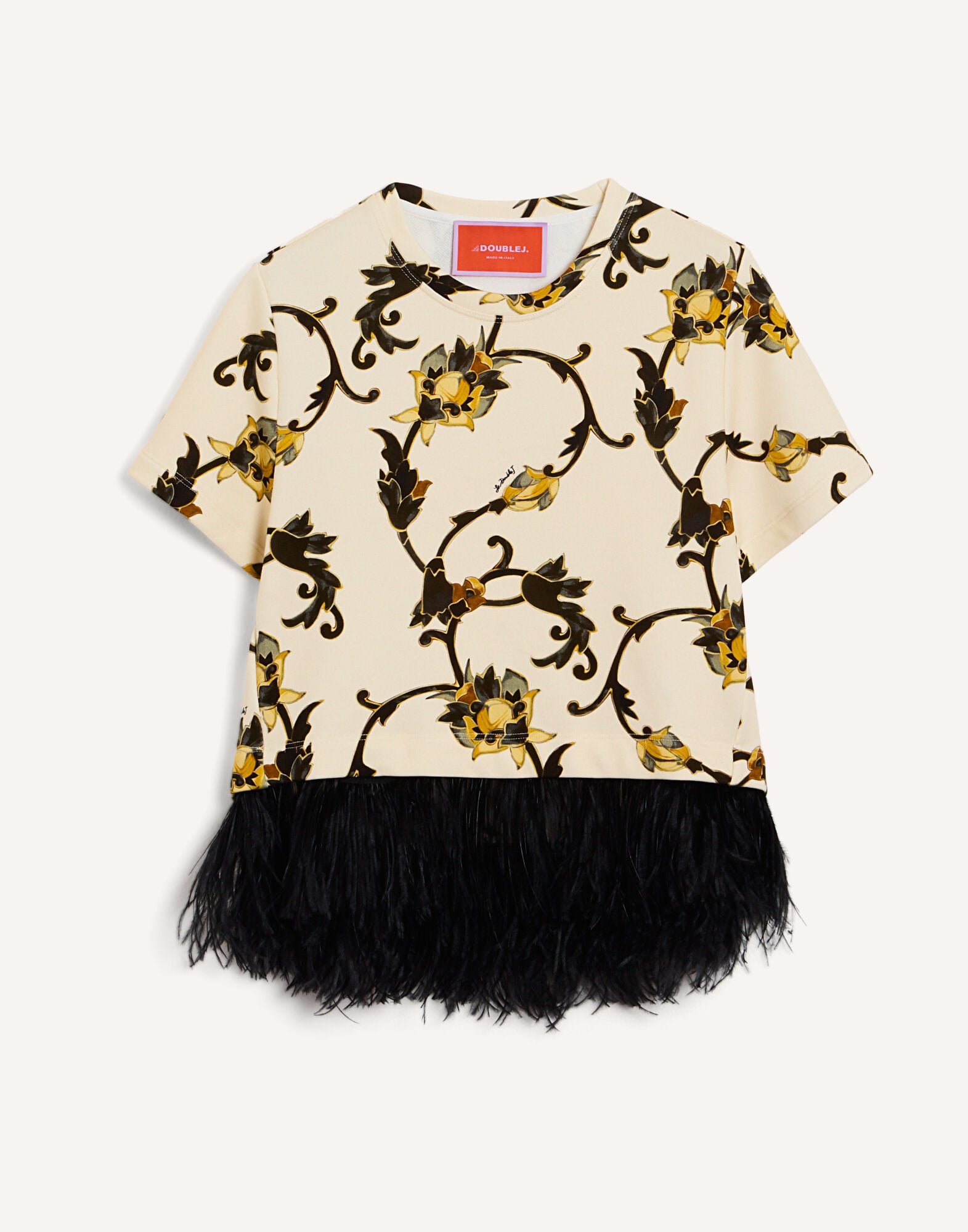 La Scala Tee La DoubleJ: Buttercup White TSH0026JER039