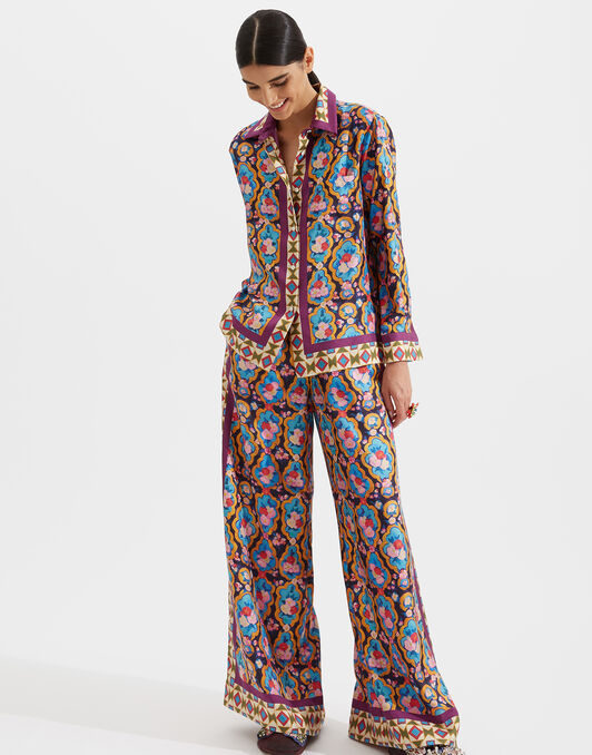 Palazzo Pants La DoubleJ: Matisse Placée TRO0026SIL006