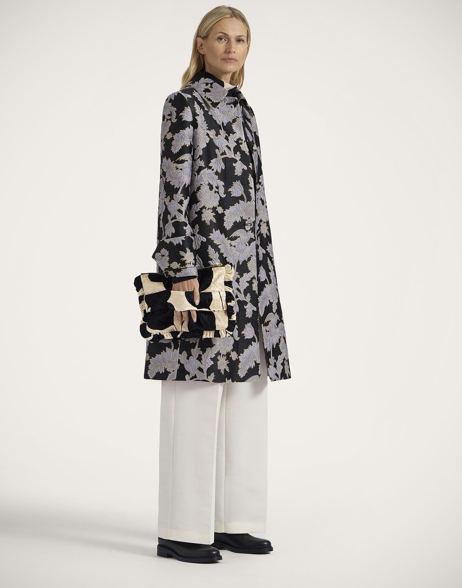 Precious Coat La DoubleJ: Lark Black JAC0122JCQ099