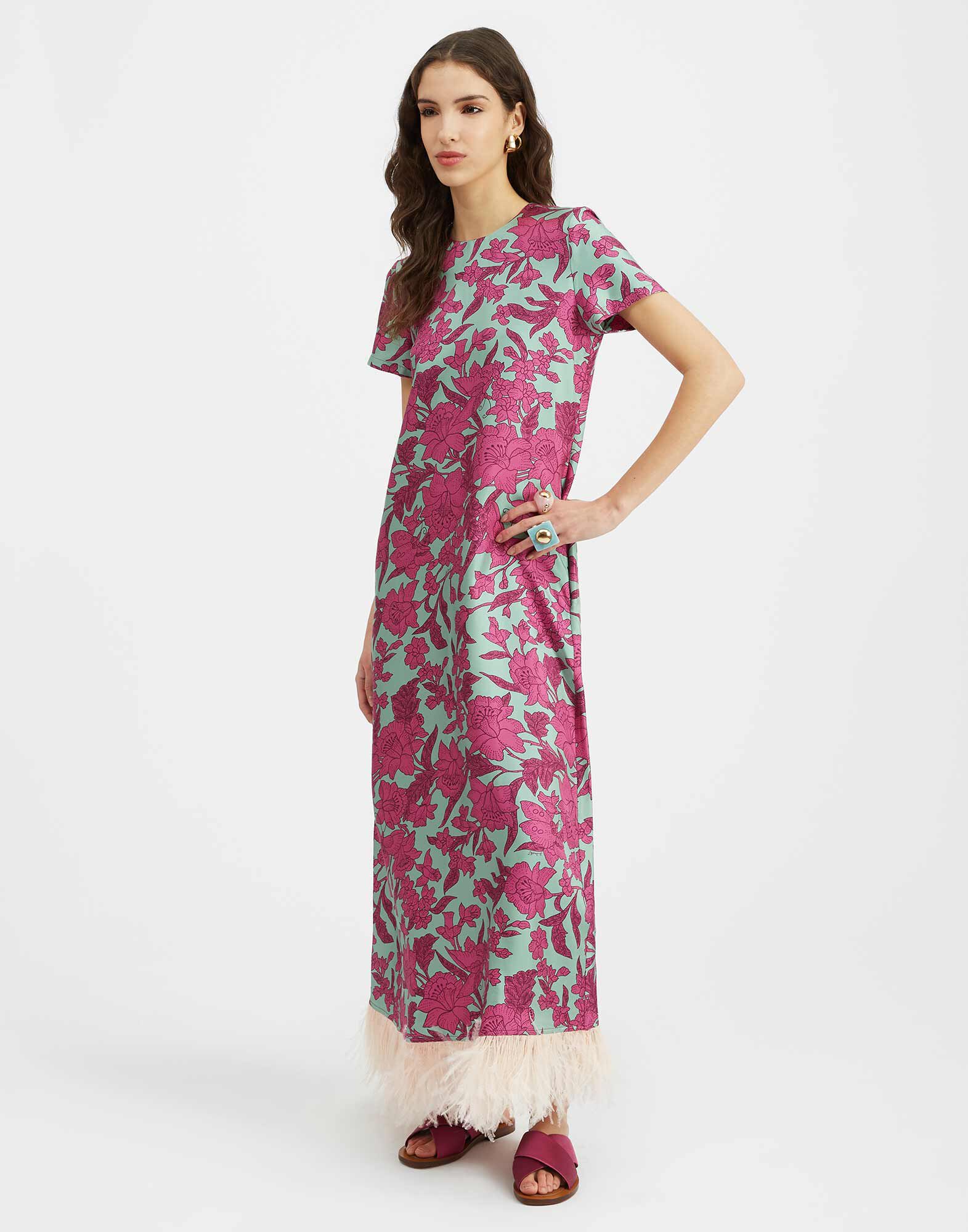 Swing Dress La DoubleJ: Lilium Purple DRE0864SIL026