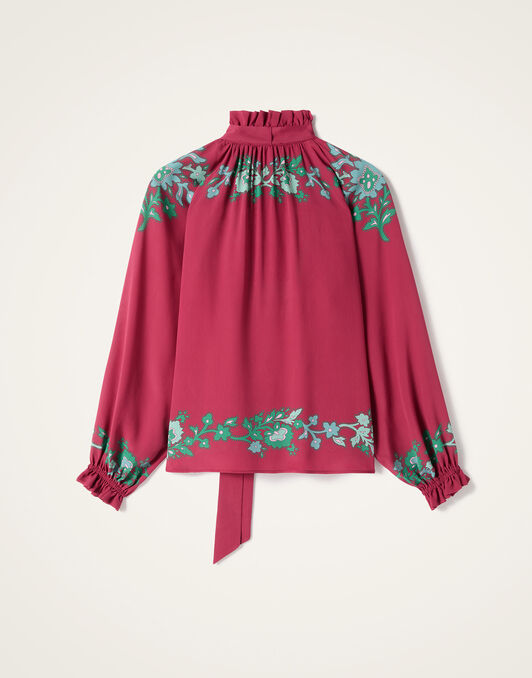 Cerere Blouse La DoubleJ: Regalia Placée Red Cerere Blouse La DoubleJ: Regalia Placée Red SHI0086VIS019