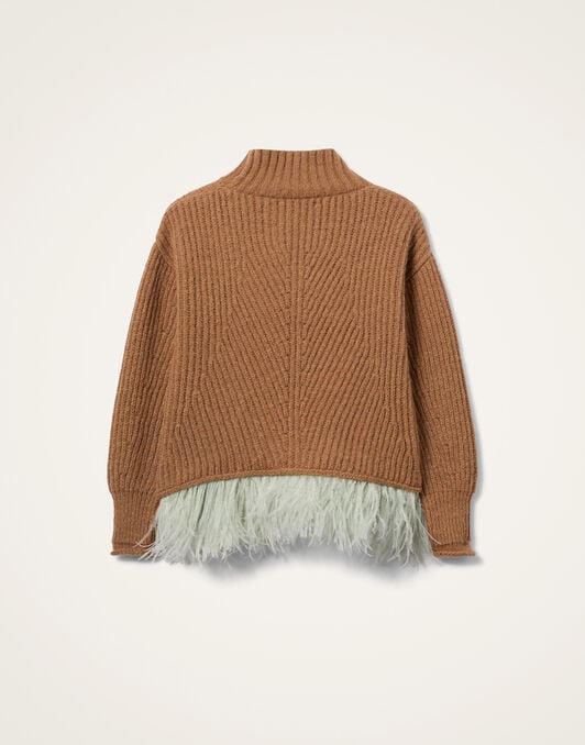 High Kick Sweater La DoubleJ: Solid Camel High Kick Sweater La DoubleJ: Solid Camel PUL0174KNI098