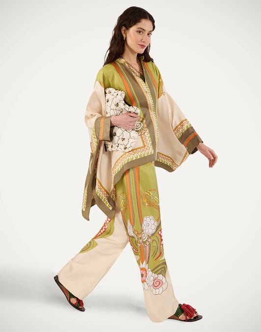 Palazzo Pants La DoubleJ: Ambrosia Placée Ivory Palazzo Pants La DoubleJ: Ambrosia Placée Ivory TRO0026SIL006