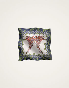 Foulard 45 La DoubleJ: Mariposa Placée Celeste SCA0065SIL006