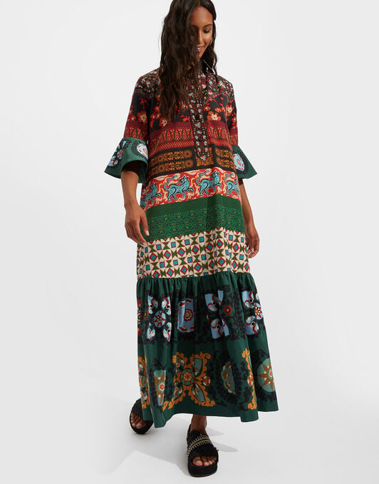 Artemis Dress La DoubleJ: Patchwork Placée Artemis Dress La DoubleJ: Patchwork Placée DRE0201FAI002