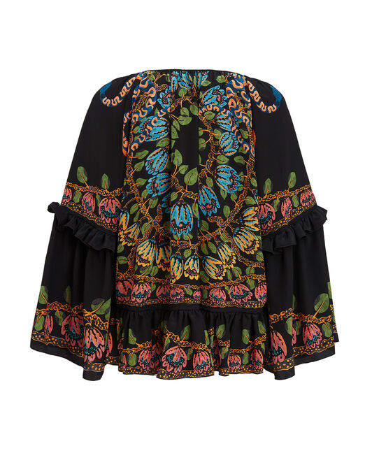 Boho Blouse La DoubleJ: Eve Black Boho Blouse La DoubleJ: Eve Black TOP0132CRE005