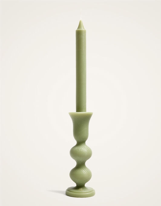 Space Bubble Candle La DoubleJ: Solid Pistachio CAN0018WAX001