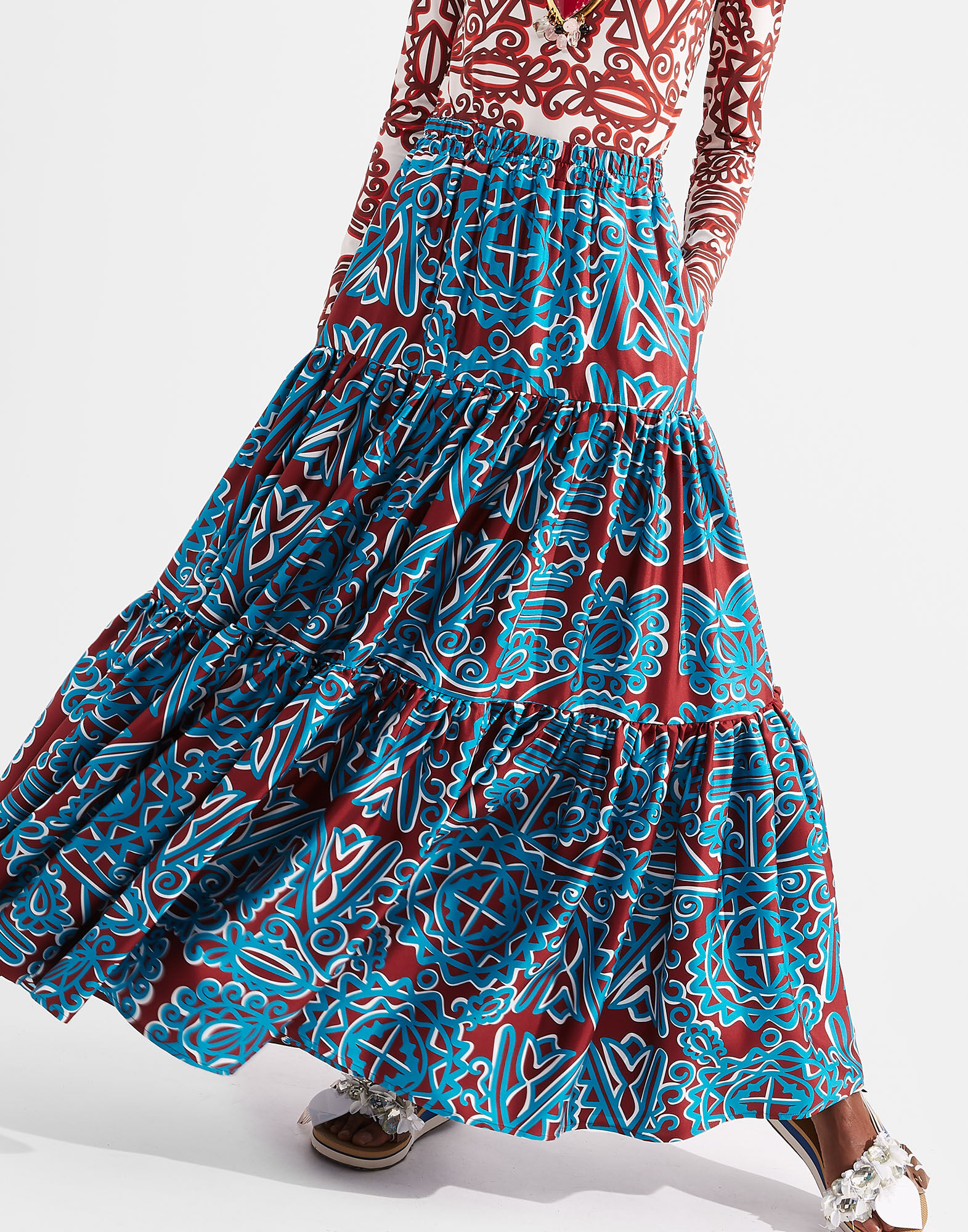 Big Skirt LaDoubleJ: Parnaveg Turchese SKI0001COT020