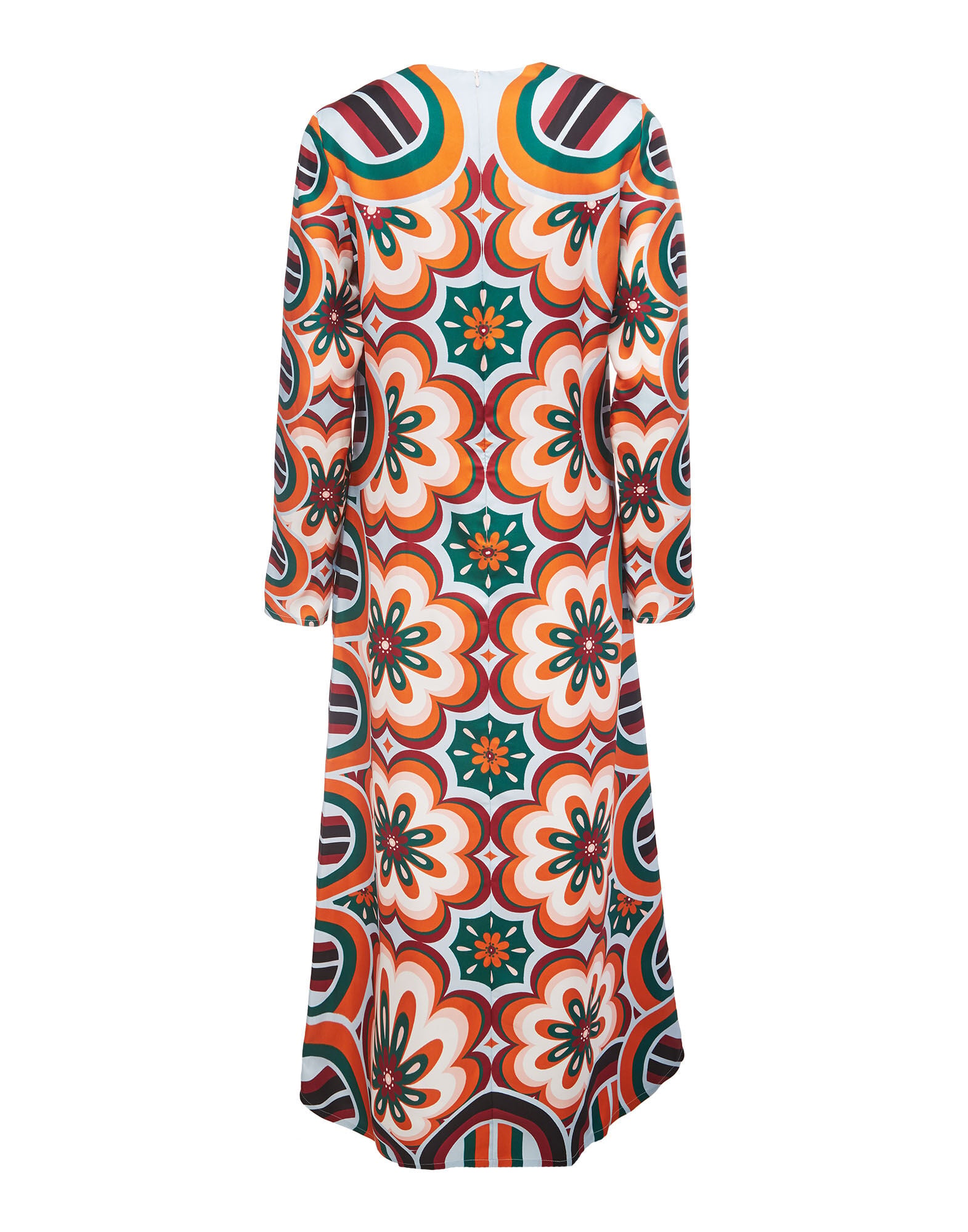 Long Sleeve Swing Dress La DoubleJ: Ciccio Arancio Long Sleeve Swing Dress LaDoubleJ: Ciccio Arancio DRE0231SIL006