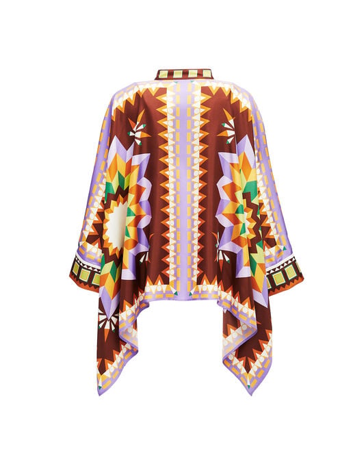 Foulard Shirt La DoubleJ: Sunset Moro Placée Foulard Shirt La DoubleJ: Sunset Moro Placée SHI0167LAC008