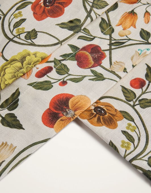 Large Tablecloth La DoubleJ: Botticelli Placée Multicolor TBC0018LIN008