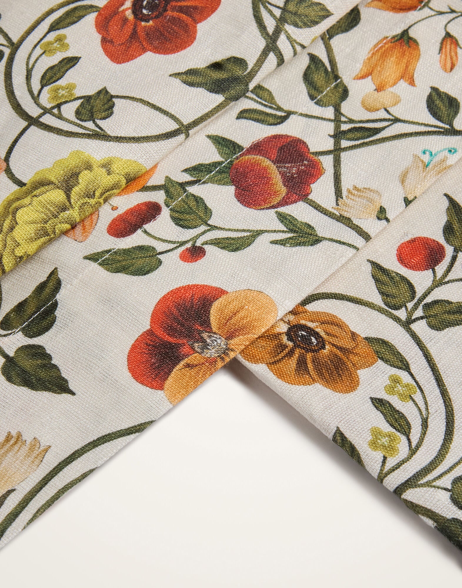 Large Tablecloth La DoubleJ: Botticelli Placée Multicolor TBC0018LIN008