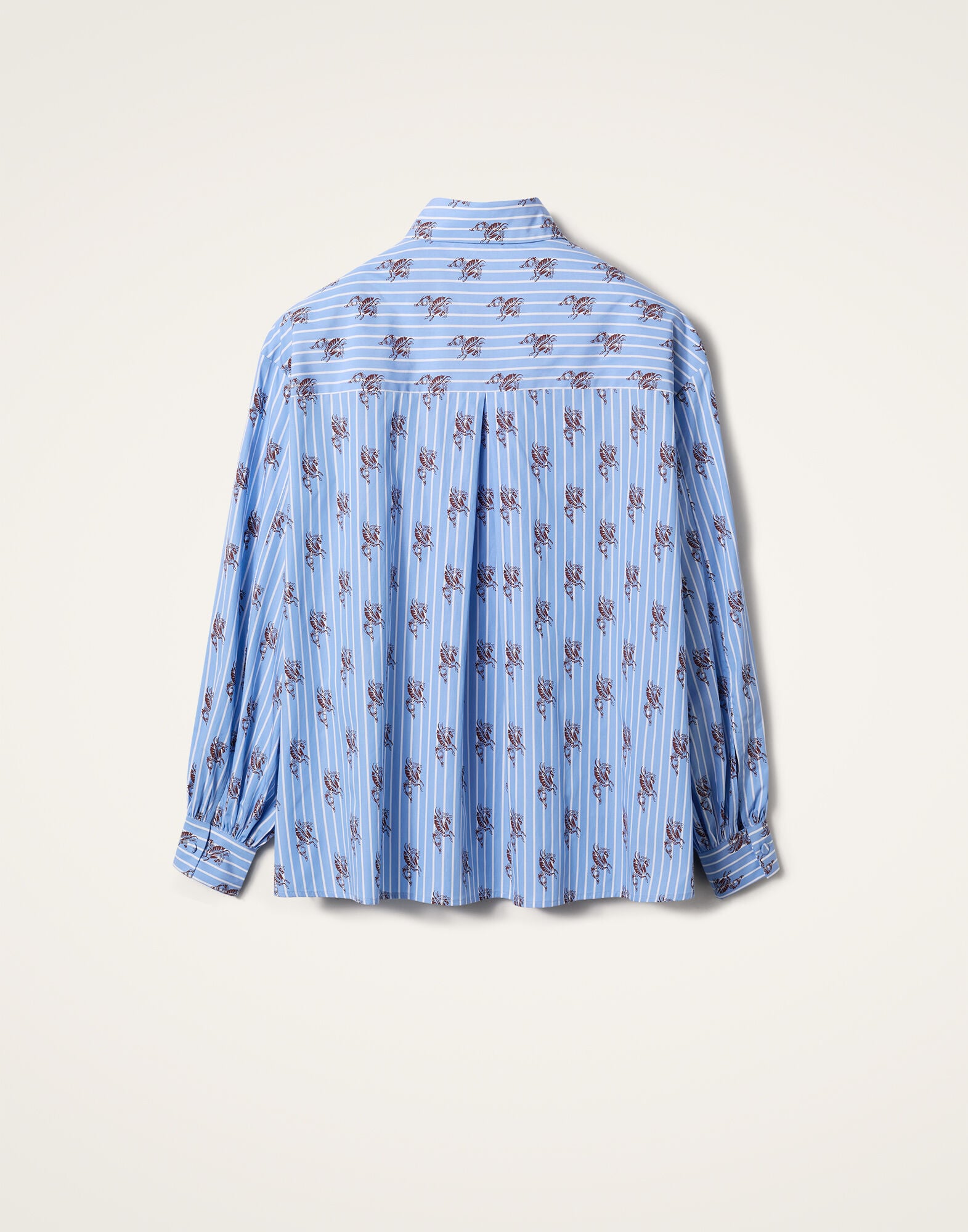 Poet Shirt La DoubleJ: Gryphos Light Blue Poet Shirt La DoubleJ: Gryphos Light Blue SHI0055COT059