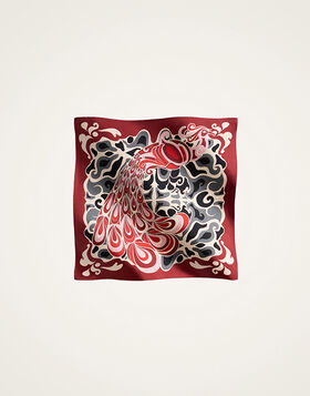 Foulard 90 La DoubleJ: Phoenix Placée Bordeaux SCA0067SIL006