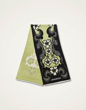 Herald Scarf 50 La DoubleJ: Mayfair Black SCA0058WOL025