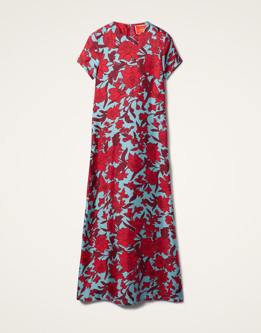Swing Dress La DoubleJ: Lilium Turchese Swing Dress La DoubleJ: Lilium Turchese DRE0001SIL001