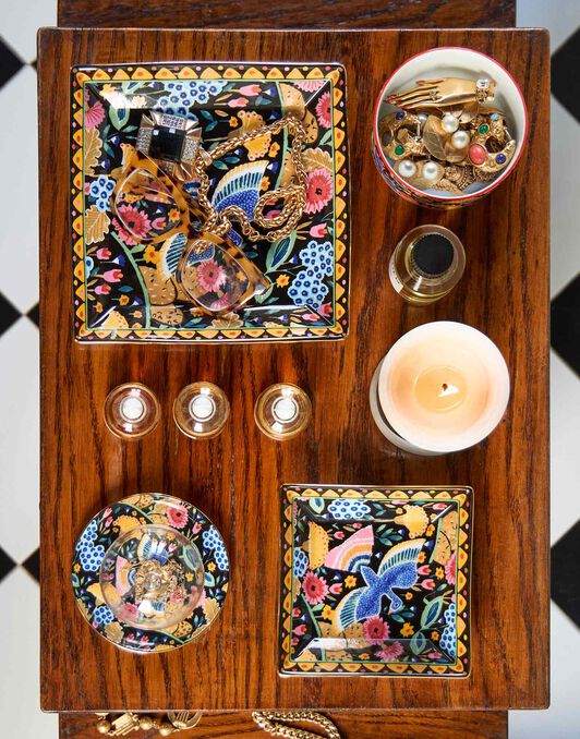 Trinket Tray La DoubleJ: Colombo Black Trinket Tray La DoubleJ: Colombo Black TRI0001CER001