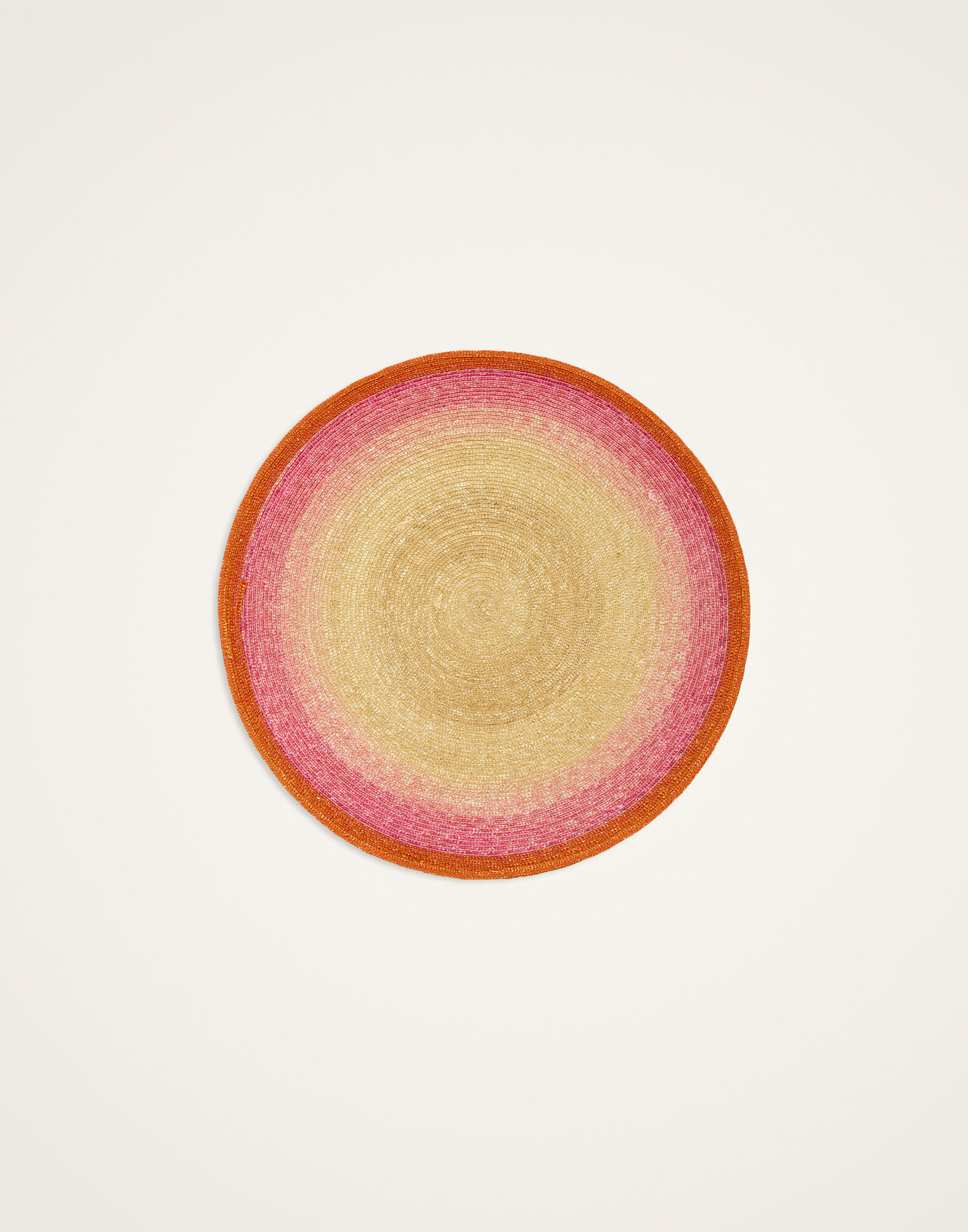 Handpainted Sunset Placemats Set Of 2 La DoubleJ: Gradient Fuchsia Handpainted Sunset Placemats Set Of 2 La DoubleJ: Gradient Fuchsia PMT0030STR001