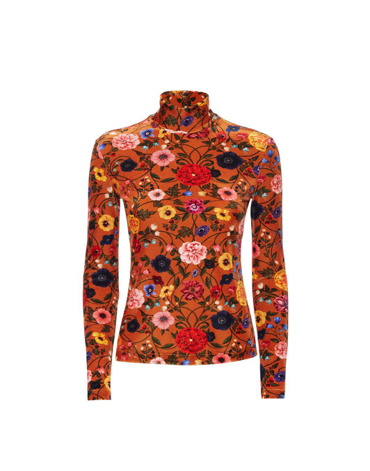 Turtleneck La DoubleJ: Botticelli Rust SHI0030VEL006