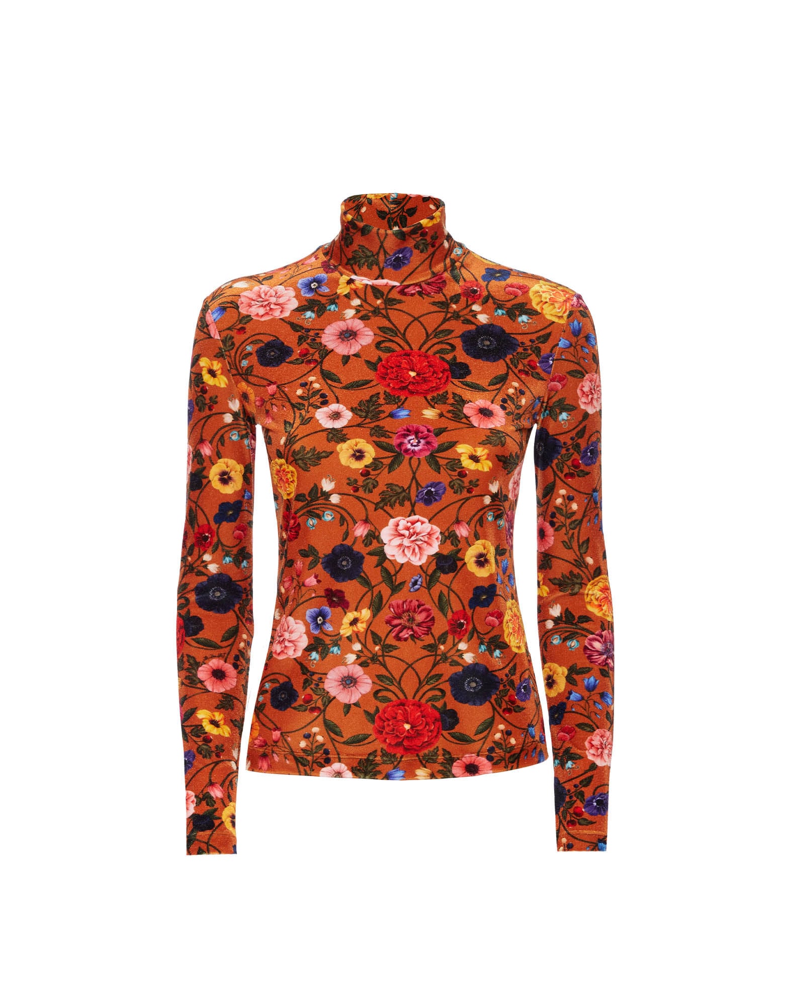 Turtleneck La DoubleJ: Botticelli Rust SHI0030VEL006
