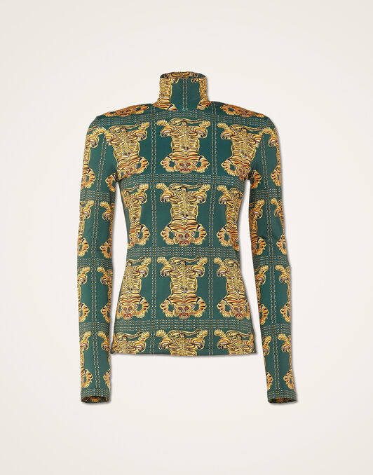 Turtleneck La DoubleJ: Tiger Tiles SHI0030JER005