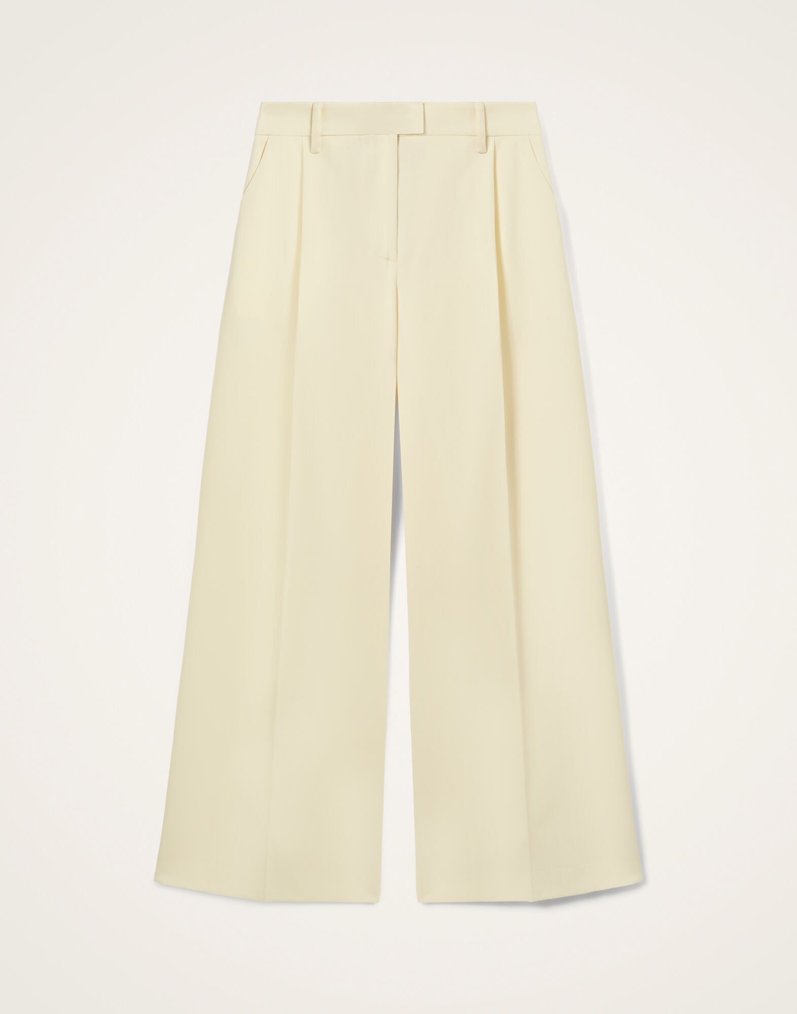 Loose Pants La DoubleJ: Solid Ecru Loose Pants La DoubleJ: Solid Ecru TRO0135WOL035
