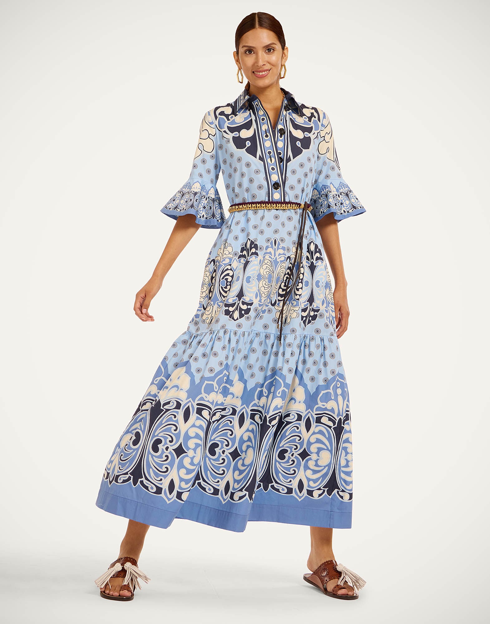 Artemis Dress La DoubleJ: Cocoon Placée Blue Artemis Dress La DoubleJ: Cocoon Placée Blue DRE0201COT097