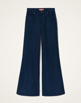 The Flare Pants La DoubleJ: Solid Navy TRO0140VEL020