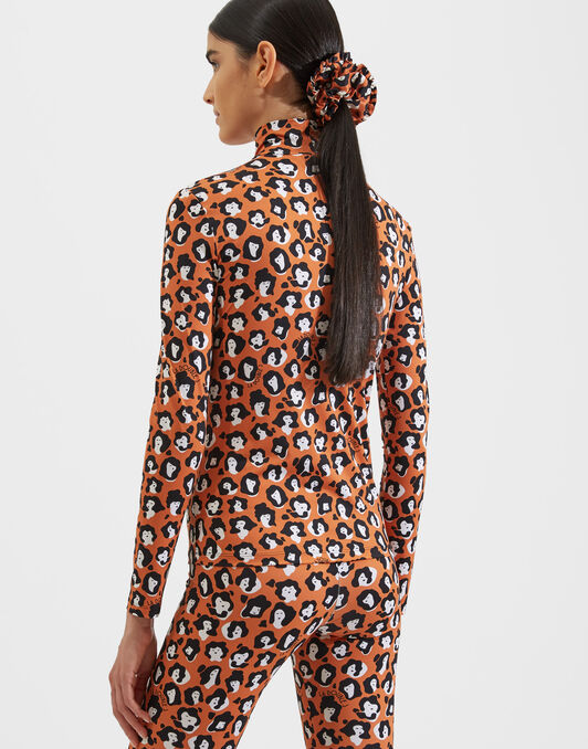 Turtleneck La DoubleJ: Lady Leopard Turtleneck La DoubleJ: Lady Leopard SHI0030JER005
