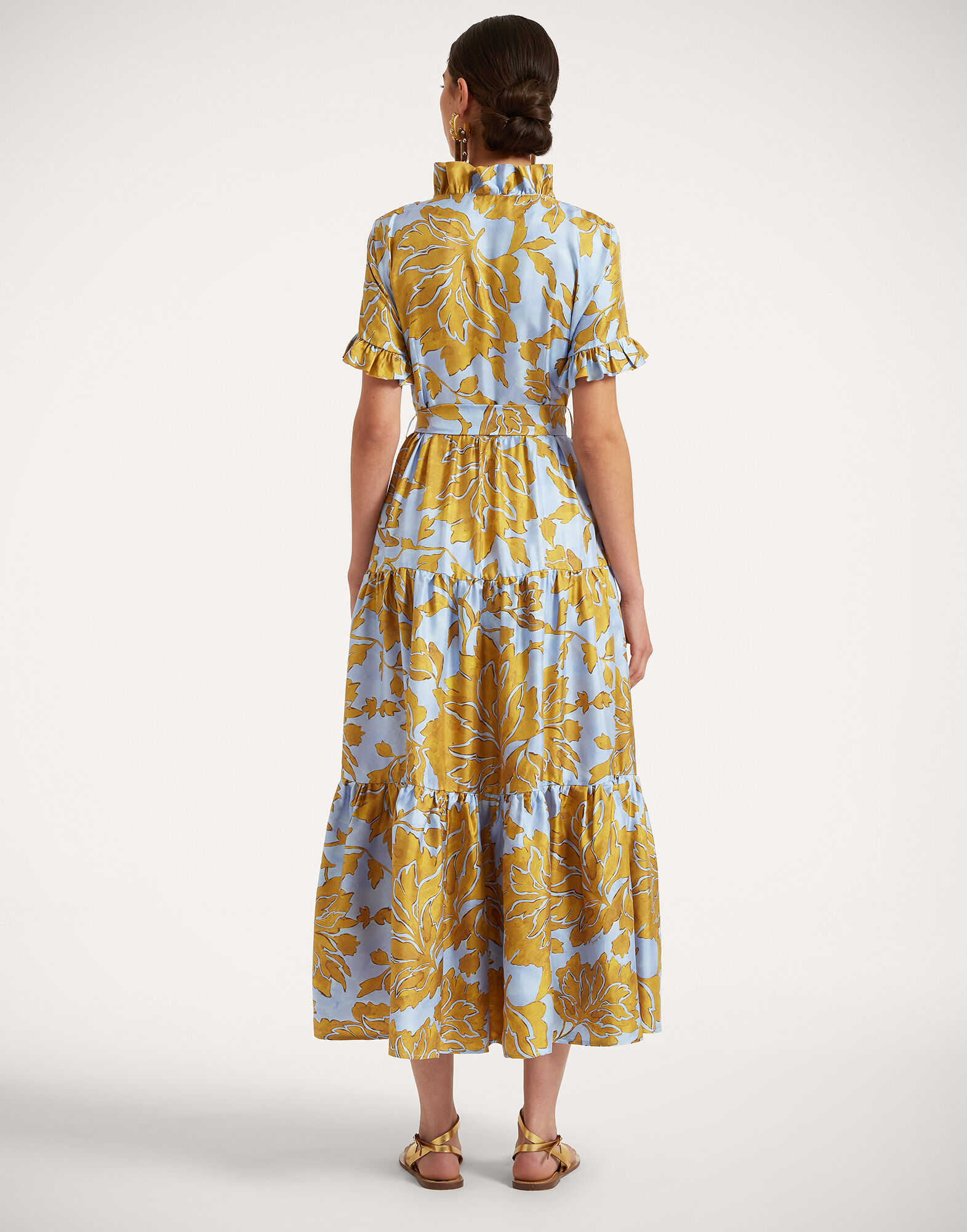Long And Sassy Dress La DoubleJ: Tangle Light Blue Long And Sassy Dress La DoubleJ: Tangle Light Blue DRE0017SIL001