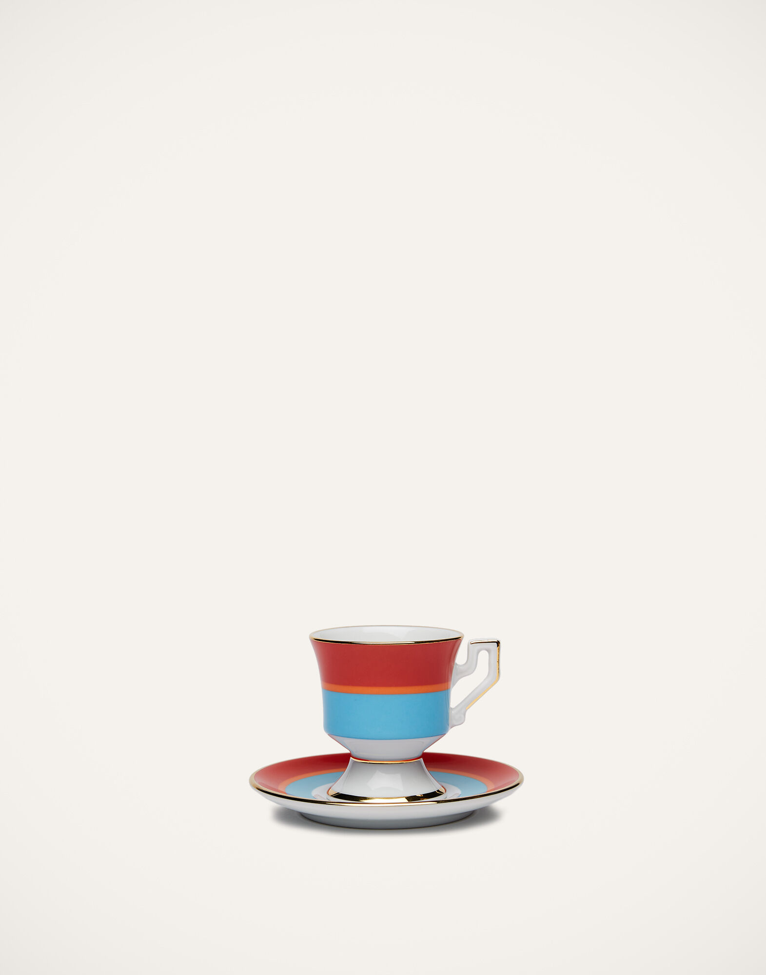 Espresso Cup & Saucer Set of 4 La DoubleJ: Rainbow Mix DIS0042CER001