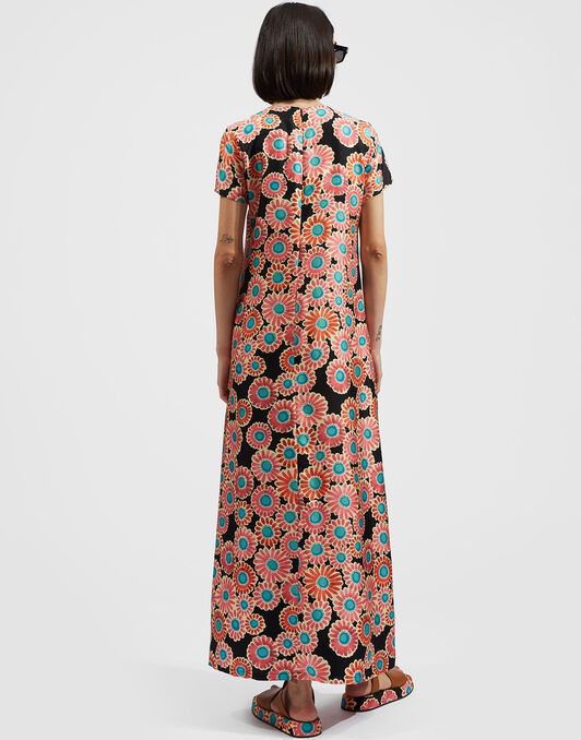 Swing Dress La DoubleJ: Crazy Daisy Black Swing Dress La DoubleJ: Crazy Daisy Black DRE0001SIL001