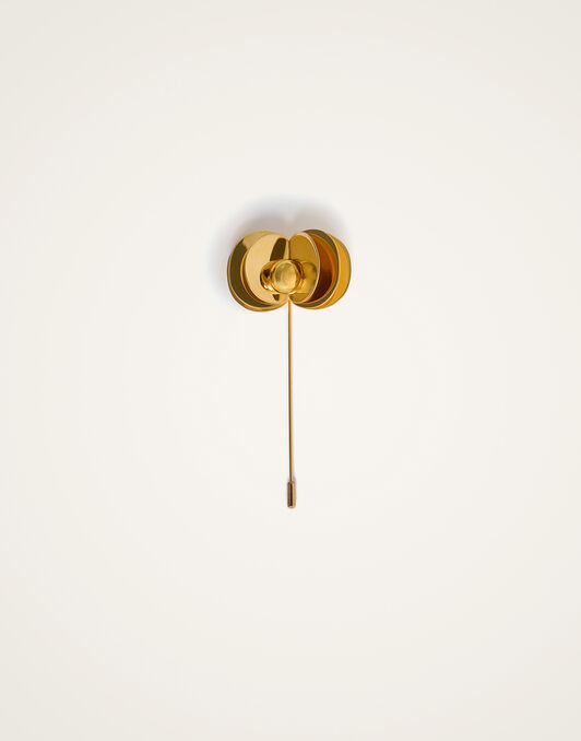 Aura Pin La DoubleJ: 24k Gold Plate Aura Pin La DoubleJ: 24k Gold Plate BCH0001BRA003