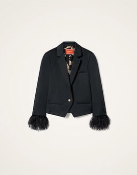 Luckycharm Jacket La DoubleJ: Solid Black JAC0208DUC002