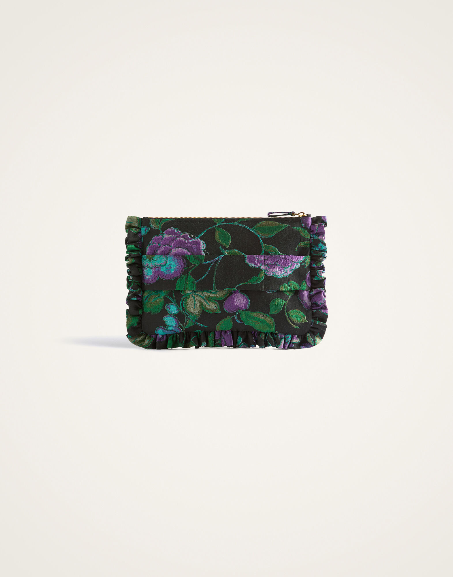 Hand Pochette La DoubleJ: Botanical Black BAG0059JCQ144