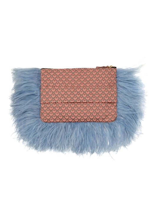 Party Pochette La DoubleJ: Tulip Pale Pink BAG0069JCQ088