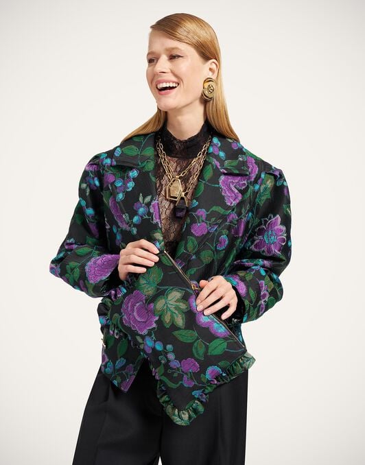 Victoria Jacket La DoubleJ: Botanical Black Victoria Jacket La DoubleJ: Botanical Black JAC0201JCQ144