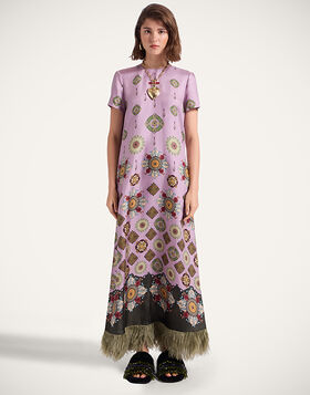 Swing Dress La DoubleJ: Nucleus Placée Dusty Pink DRE0864SIL026