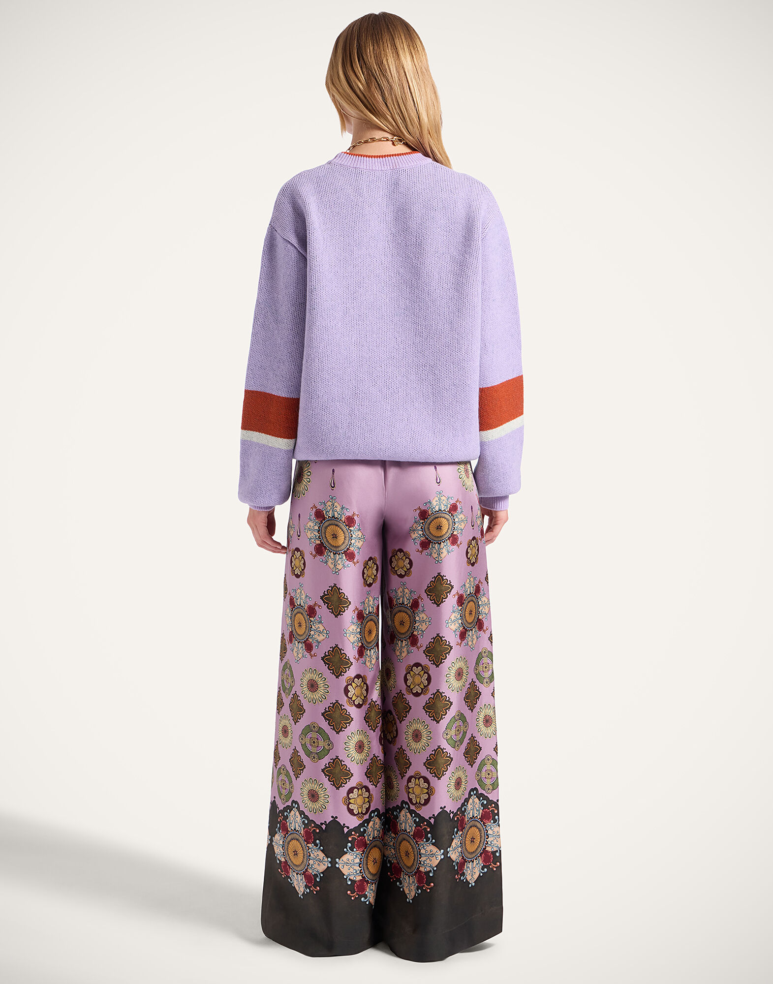 Palazzo Pants La DoubleJ: Nucleus Placée Dusty Pink TRO0026SIL006