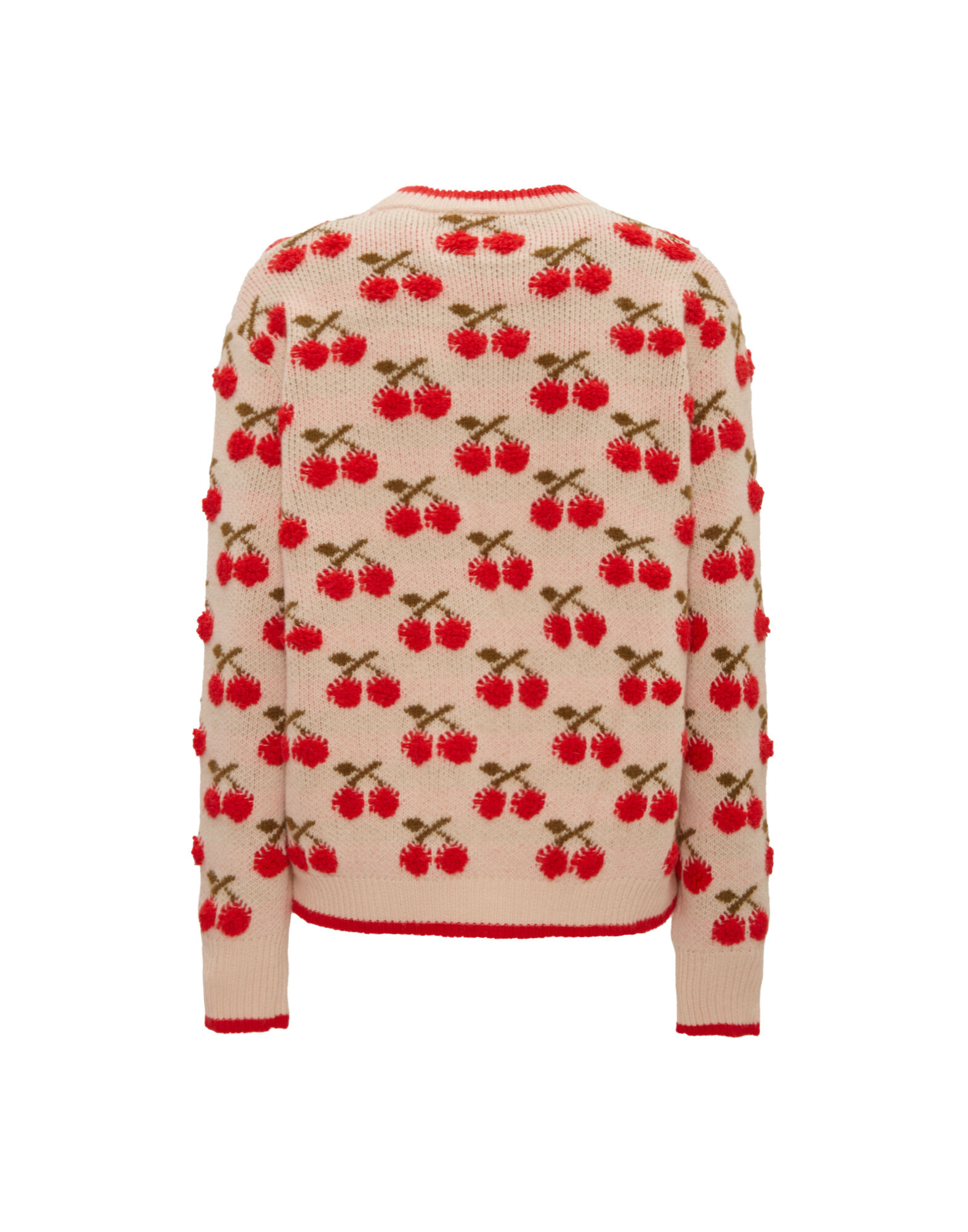 Cherry Sweater La DoubleJ: Off White Cherry Sweater La DoubleJ: Off White PUL0103KNI092