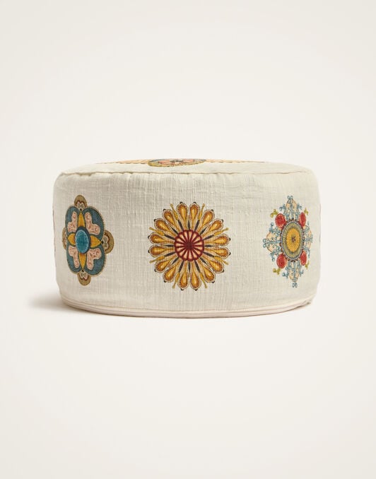 Zafu Meditation Cushion La DoubleJ: Nucleus Placée Off White Zafu Meditation Cushion La DoubleJ: Nucleus Placée Off White CUS0030COT005