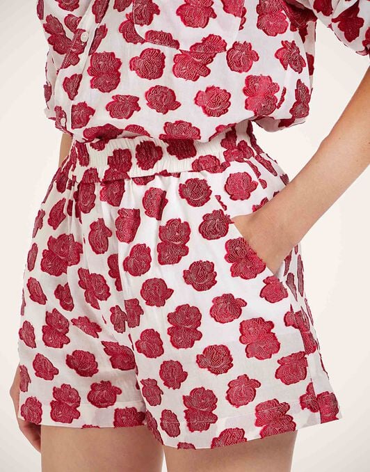 Pull-Up Shorts La DoubleJ: Rose White Pull-Up Shorts La DoubleJ: Rose White TRO0204JER084