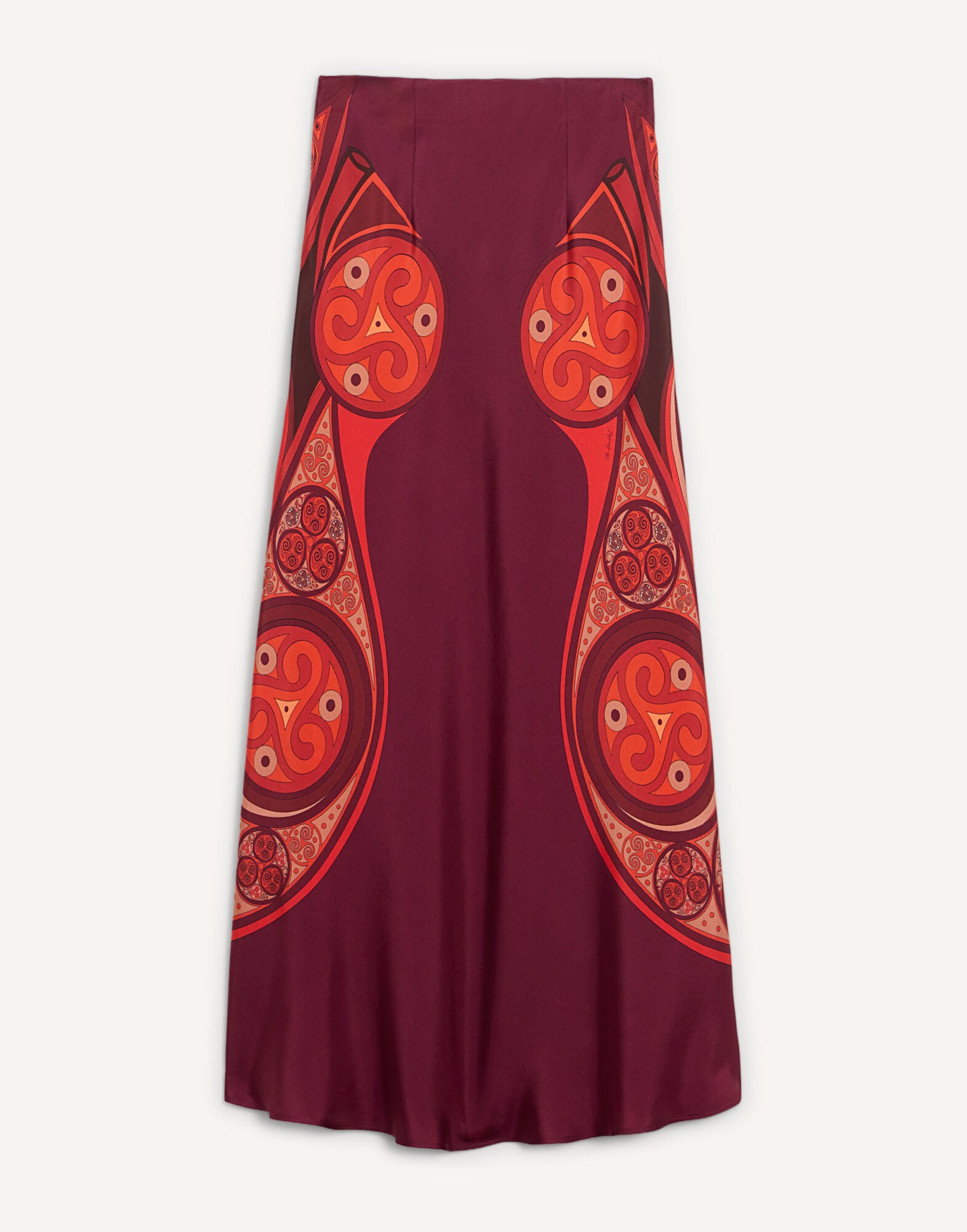 Sleek Skirt La DoubleJ: Alchemy Placée Dark Red Sleek Skirt La DoubleJ: Alchemy Placée Dark Red SKI0127SIL017