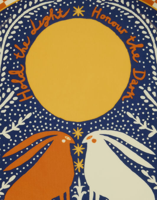 Decorative Plate La DoubleJ: Hold the Light Midnight Blue Decorative Plate La DoubleJ: Hold the Light Midnight Blue DPL0001CER001